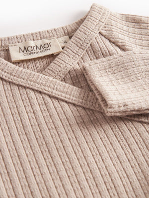 Organic Cotton Pointelle Newborn Footie by MarMar Copenhagen