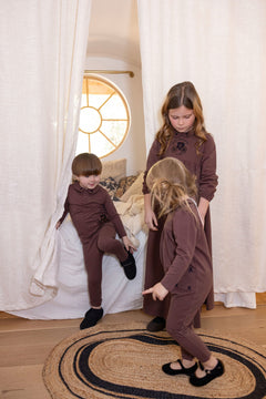 Toddler Classic Pajamas | Vintage Carriage Applica | Bonjour