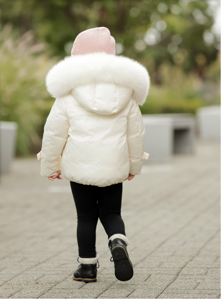 Pramie Ivory Fur Jacket