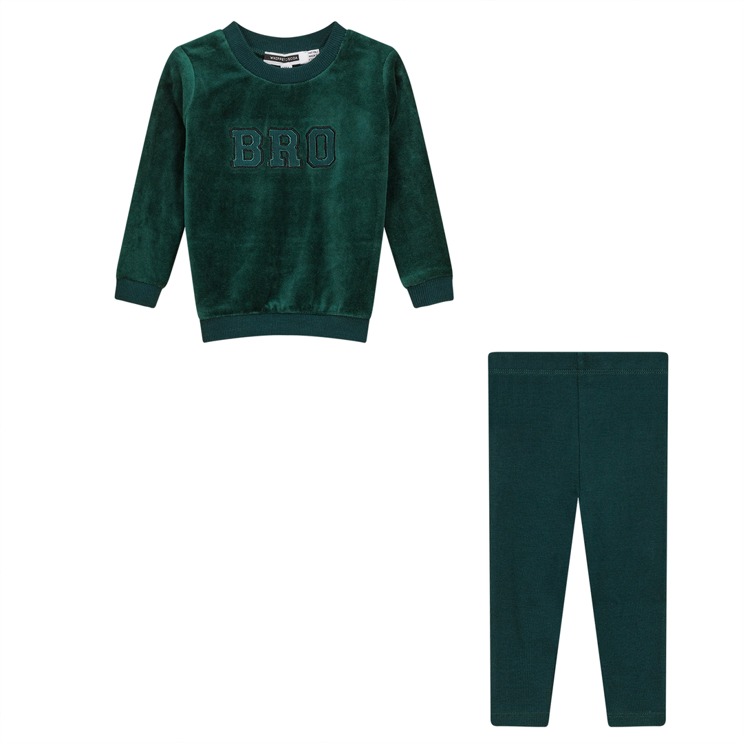 Whipped Cocoa Pine Green Bro Set