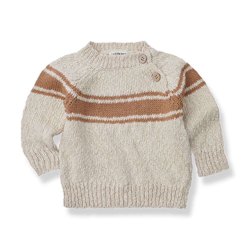 1+ in the Family Pau Biscotto Sweater