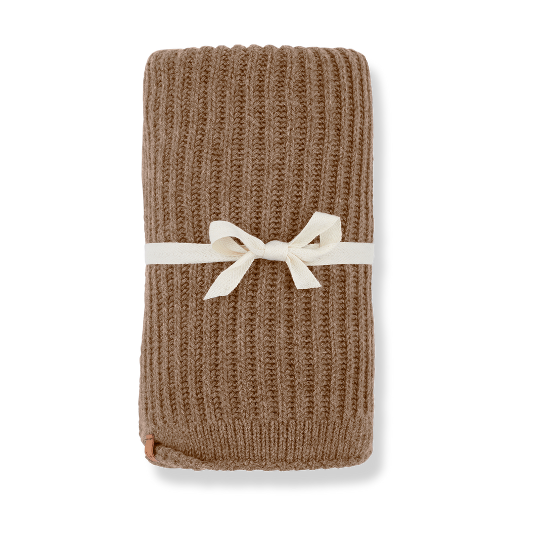 1 in the family sarai caramel blanket