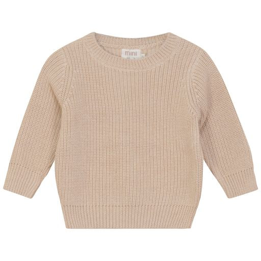 Pompomme Beige Chunky Sweater