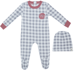 Milk Denmark Girls Pajamas with Beanie - Pane