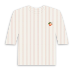 Ely's & Co Fruit Collection Three Quarter Sleeve Tee Soft Cotton Kids Shirt Fruit Print Design