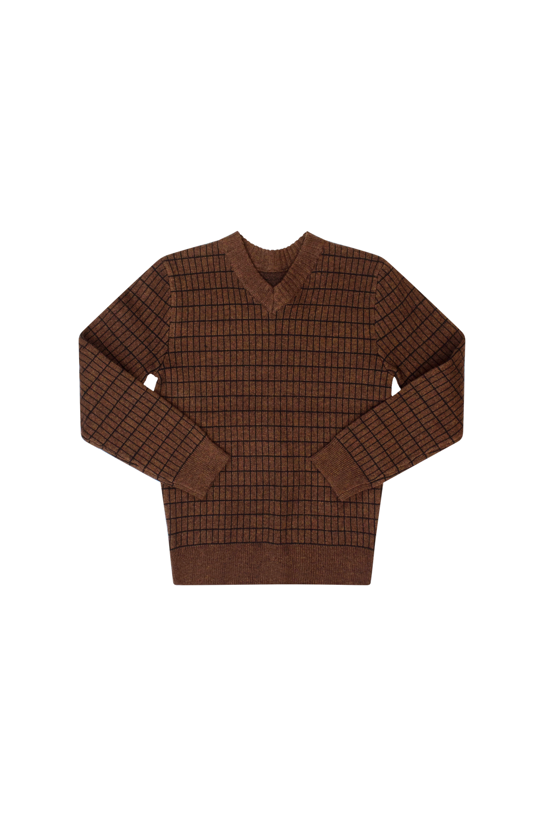 Kipp Chocolate Grid Sweater