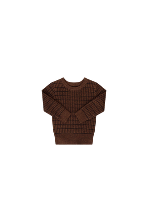 Kipp Chocolate Grid Knit Set