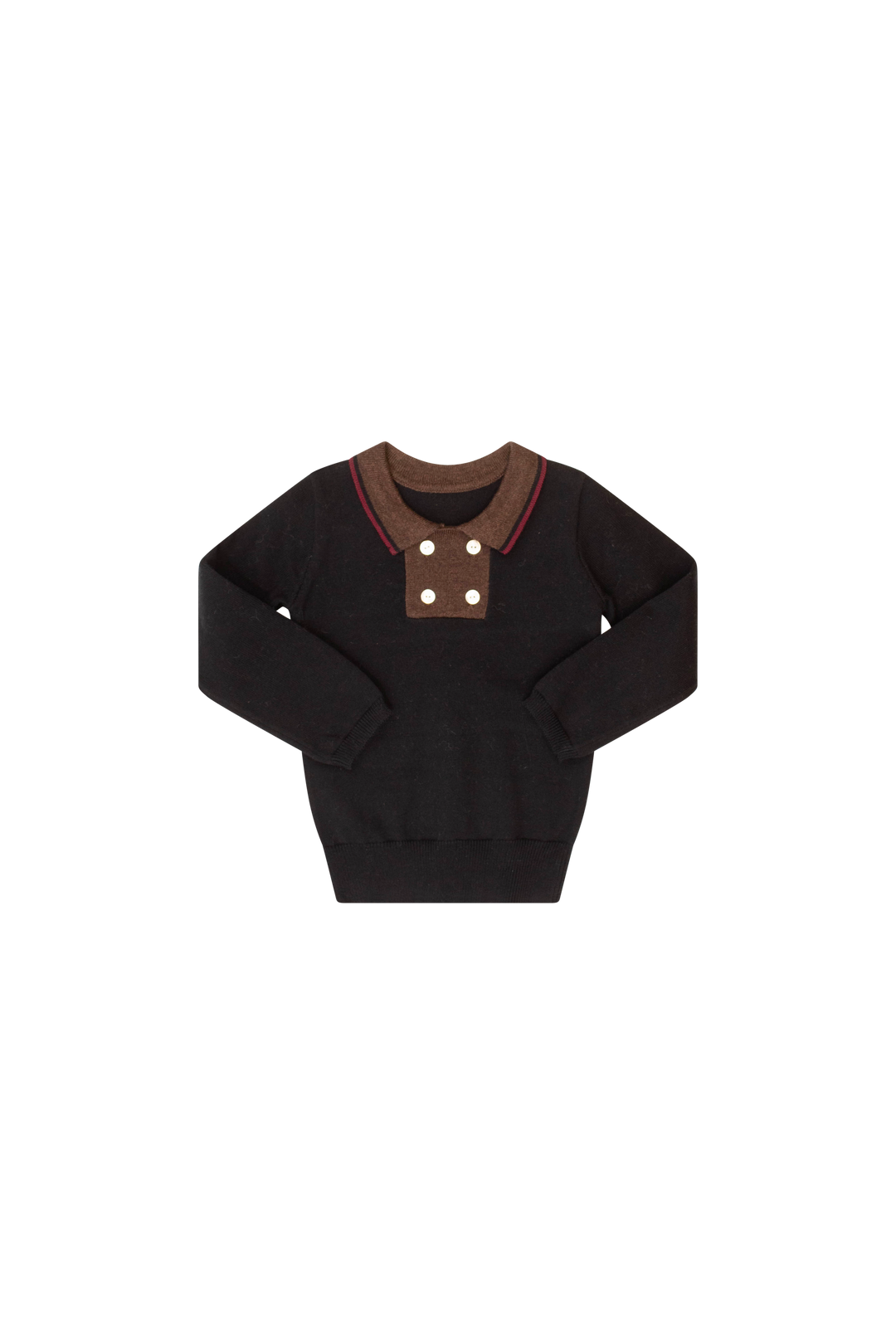 Kipp Black Colorblock Sweater