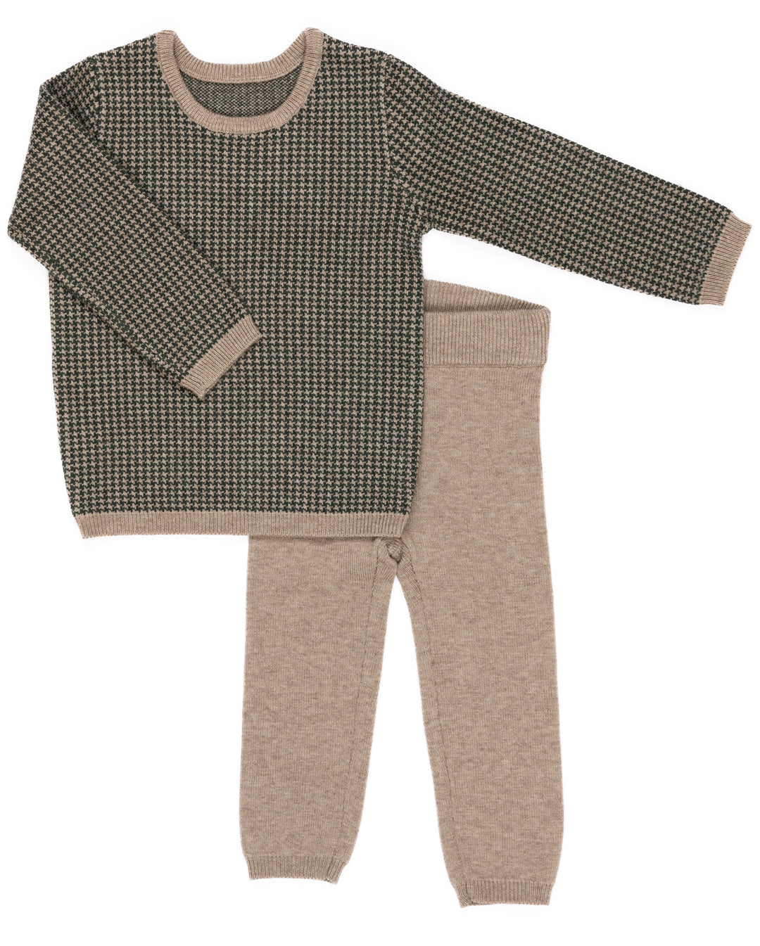 Kipp Vintage Green Houndstooth Set