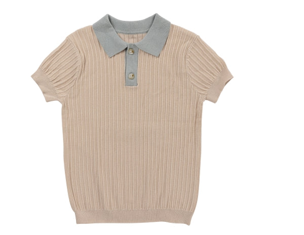 Klai Sage Two Tone Collar Sweater