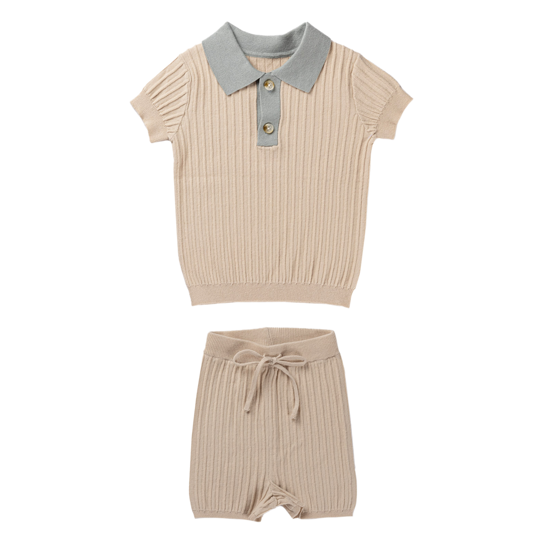 Klai Sage Two Tone Collar Set
