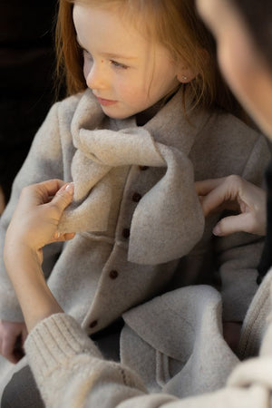 1+ in the Family – Gorizia Coat & Scarf Set | Blue