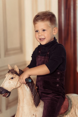Pompomme – Cocoa Velvet Romper