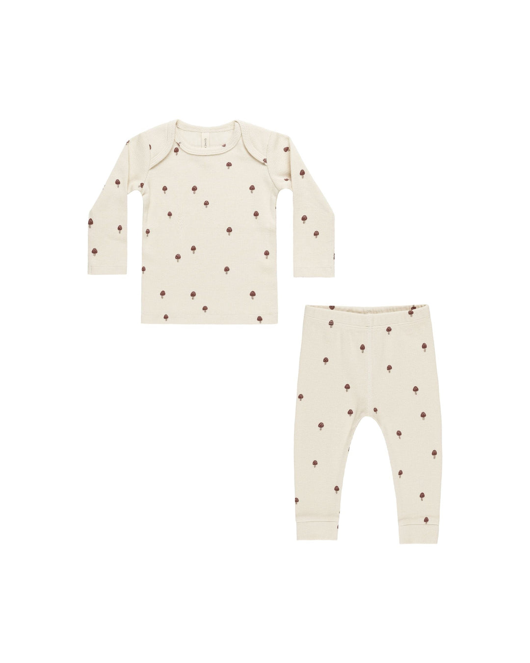 Quincy Mae Mushrooms Ribbed Legging Set