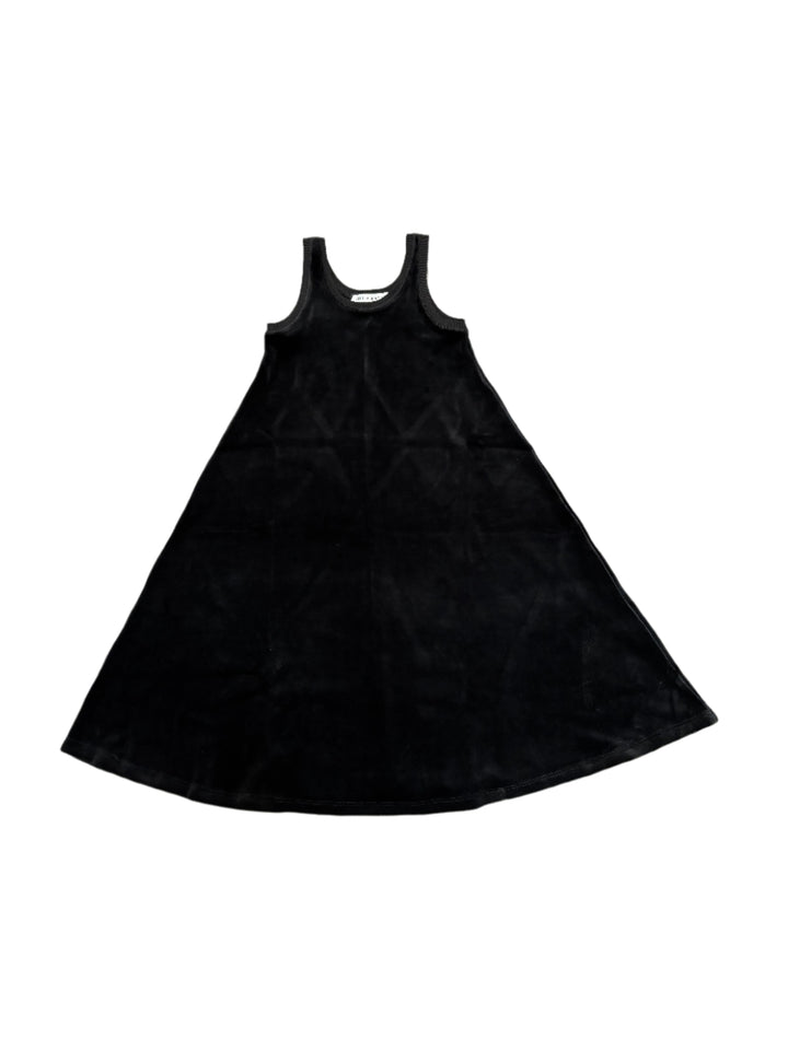 Parni Black Velour Maxi Jumper