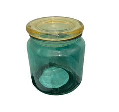 Colored Glass Candy Jar