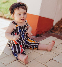 Mini Nod Striped Shabbos Onesie