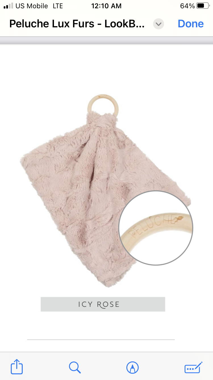 Lovely Lux Furs Security Blanket