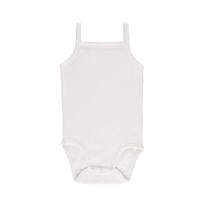 Ely's & Co 3 Pack Ribbed Strap Undershirt Ivory Scallop
