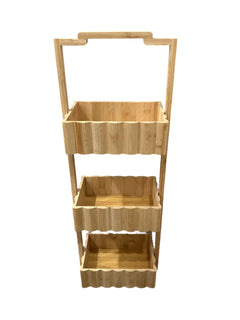 Wood Scallop Tiered Shelves