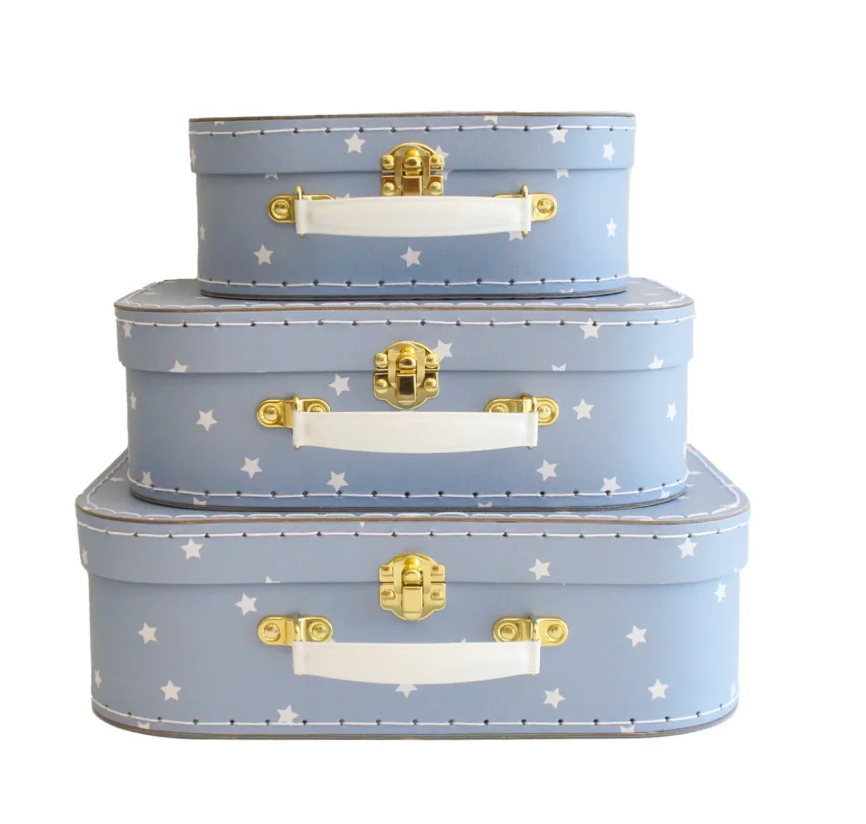 Alimrose Baby Kids Carry Case Set Blue Stars