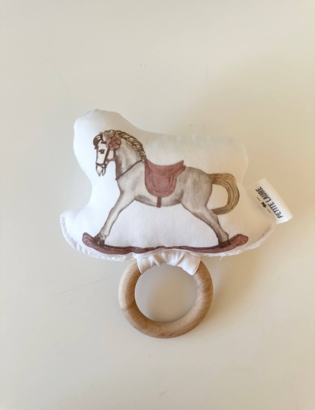 Petite Laure Rocking Horse Baby Rattle