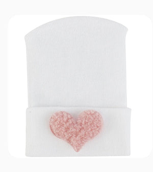 Appliqué Hospital Hat for Newborn Babies | Luxury Newborn Take-Home Essential