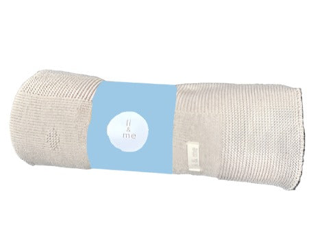 Li+Me Mia Light Pink Knit Blanket