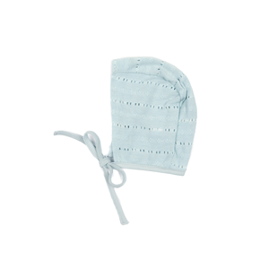 L’oliva Pointelle Yoke Footie + Bonnet