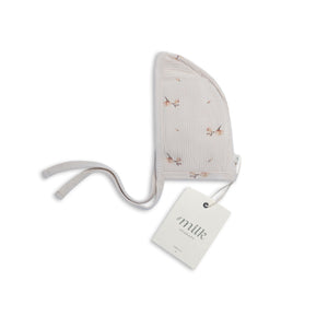 Milk Blossom Oat Footie + Bonnet