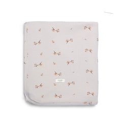 Milk Blossom Oat Swaddle Blanket