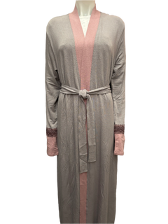 Luxury Peruvian Pima Cotton French Terry Wrap Robe - Ultra Soft & Breathable Loungewear