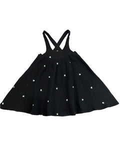 Ba & Na Black Gauze Girls Short Dress