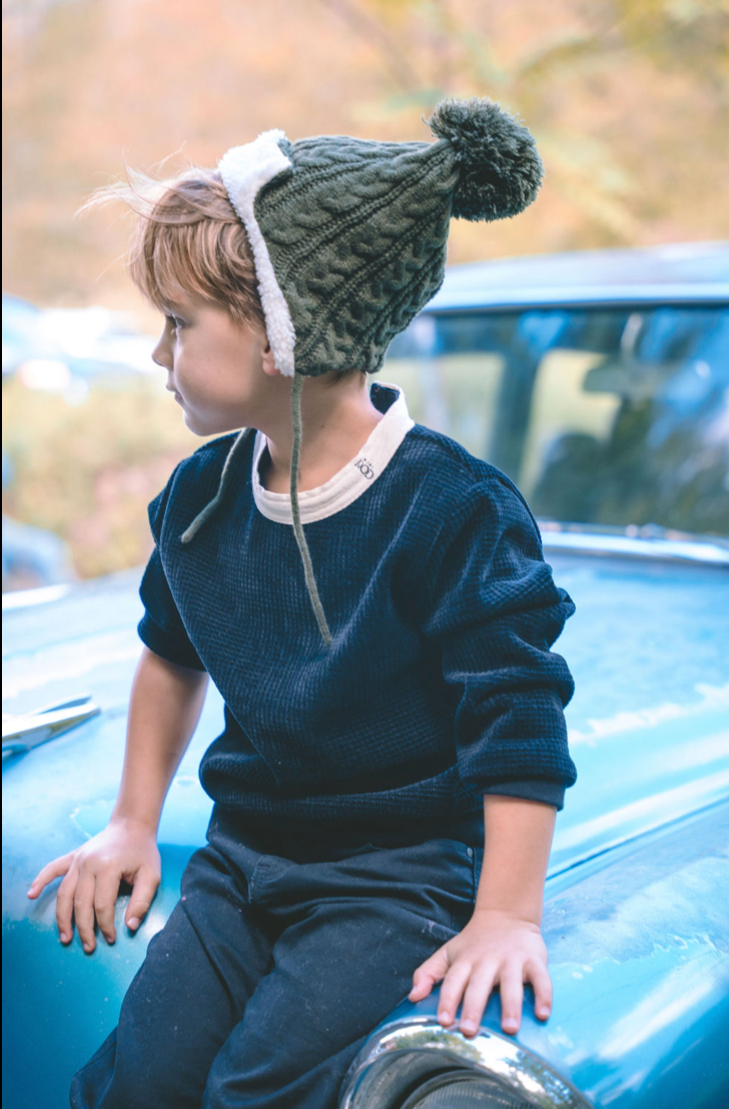 Mini Nod Waffle MN Sweatshirt Black