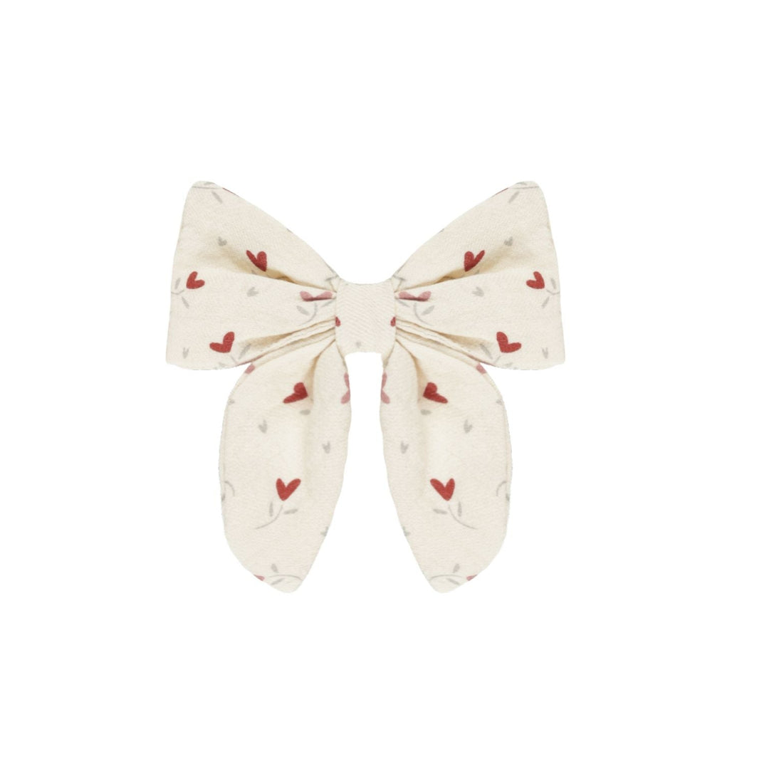 Quincy Mae Heart Ditsy Bow