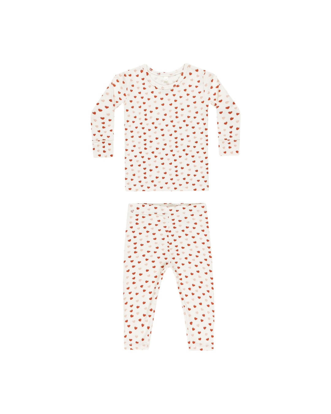 Quincy Mae Hearts Bamboo Pajama Set
