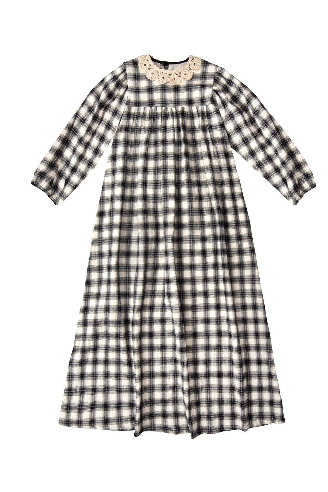 Vue Marelle Plaid Empire Dress