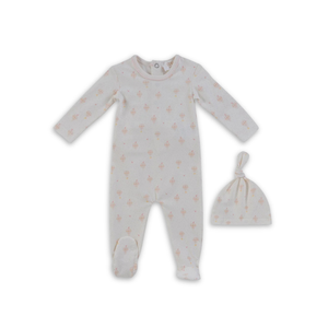 Kipp Baby Up and Away Footie and Hat Soft Cotton Baby Outfit Airplane Print Design
