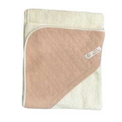 Latte Baby Quilted Hooded Towel
