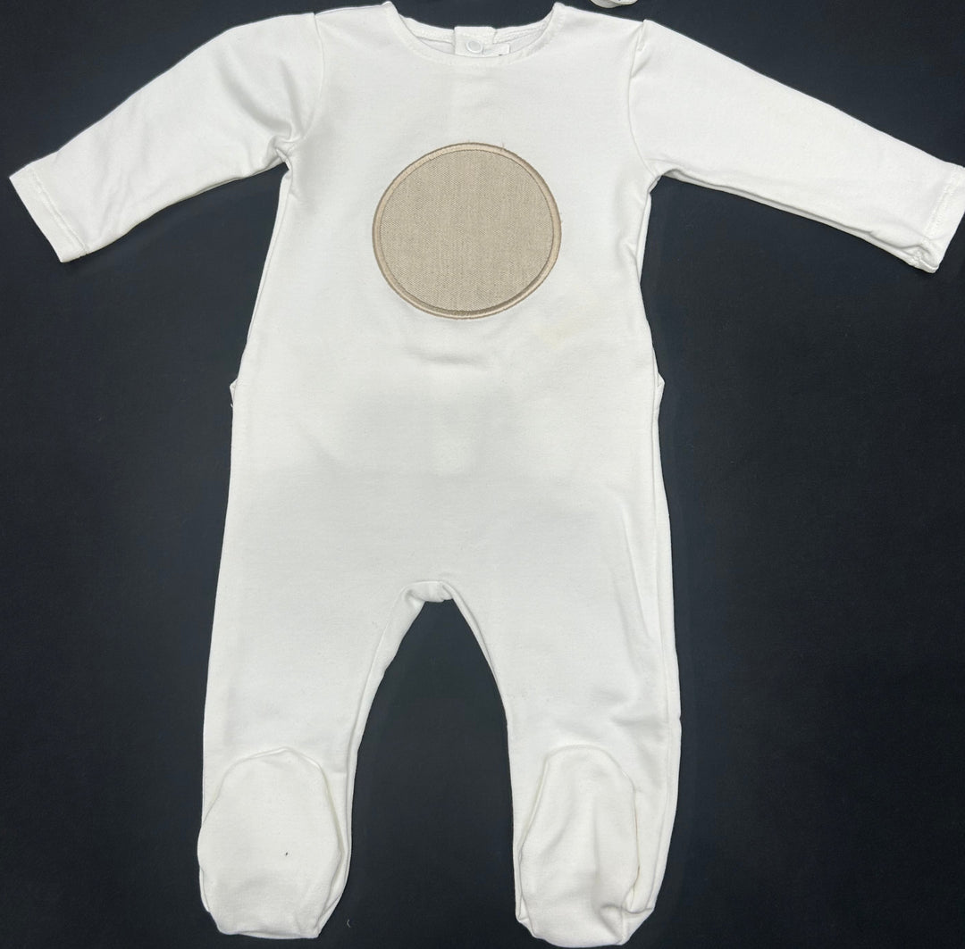 LINEN CIRCLE FOOTIE