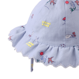 Gingersnaps Baby Fraya Embroidered Scallop Sun Hat