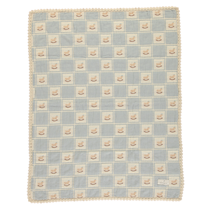 Bebe Organic Rocking Horse Blanket – Soft Knit Baby Comfort