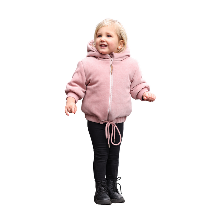 Velour Front & Back Winter Bomber Jacket | Cozy & Stylish Kids Outerwear | Mantel