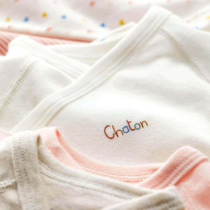 Petit Bateau - Baby Long Sleeve Crossover Bodysuit Organic Cotton Pack of 5