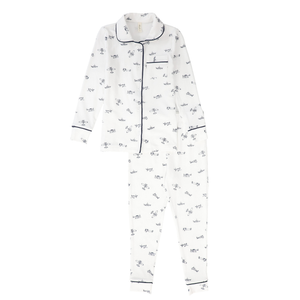 Piped Printed Pajama – Kids’ Soft Cotton Sleepwear Set