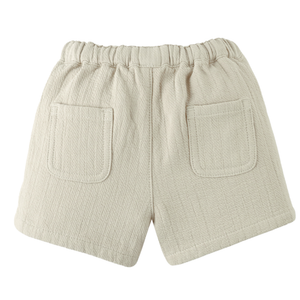 Gingersnaps Baby Marlow Drawstring Shorts with Contrast Stitching