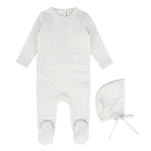 Pointelle Wrap Footie – Soft Cotton Baby Sleepwear