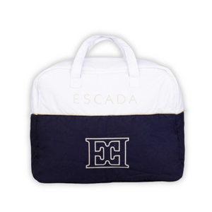 escada diaper bag stylish practical dark navy