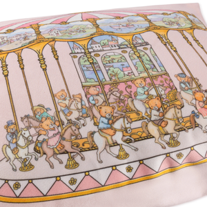 Teddy's Merry Go Cushion Sugary Pink