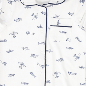 Piped Printed Pajama – Kids’ Soft Cotton Sleepwear Set